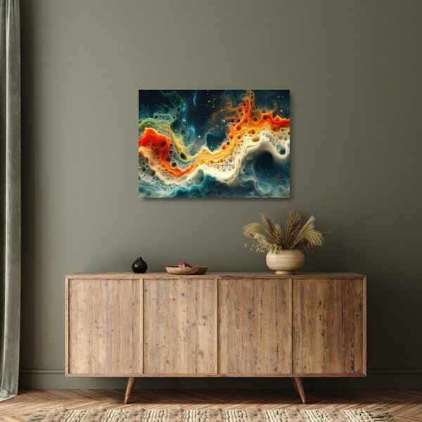Skleněný obraz - Moderní abstrakce (70x50 cm)