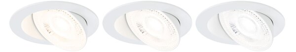 P 92253 LED vestavné svítidlo White Select Aumus spot kruhové 105mm 90° 5W 230V stmívatelné 2700 - 6500K bílá - PAULMANN