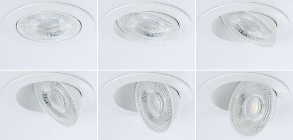 P 92253 LED vestavné svítidlo White Select Aumus spot kruhové 105mm 90° 5W 230V stmívatelné 2700 - 6500K bílá - PAULMANN