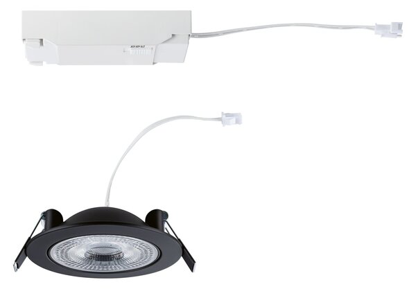 P 92257 LED vestavné svítidlo White Select Aumus spot kruhové 105mm 90° 5W 230V stmívatelné 2700 - 6500K černá - PAULMANN