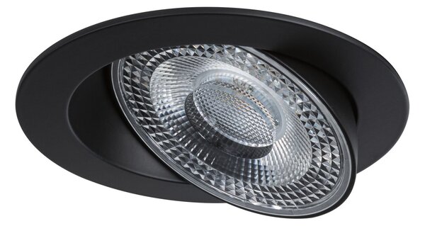 P 92257 LED vestavné svítidlo White Select Aumus spot kruhové 105mm 90° 5W 230V stmívatelné 2700 - 6500K černá - PAULMANN