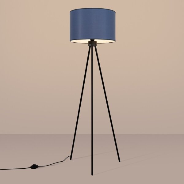 Sollux SL.1855 - Stojací lampa NEVIA 1xE27/15W/230V modrá