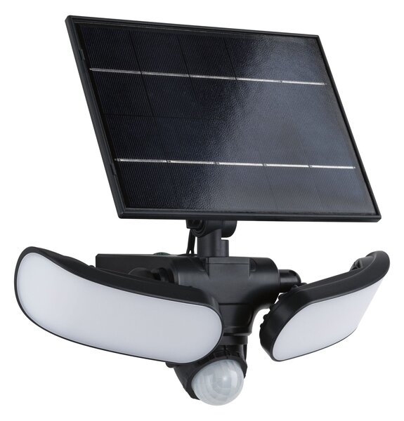 P 94610 Solární LED osvětlení zdí Sonlig pohybové čidlo (IR) IP65 hranaté 286x137mm 3000K 2x9W antracit umělá hmota - PAULMANN