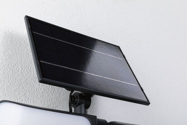 P 94610 Solární LED osvětlení zdí Sonlig pohybové čidlo (IR) IP65 hranaté 286x137mm 3000K 2x9W antracit umělá hmota - PAULMANN