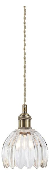Markslöjd 109136 - Lustr na lanku GOTA 1xE14/40W/230V pr. 13 cm mosaz/čirá