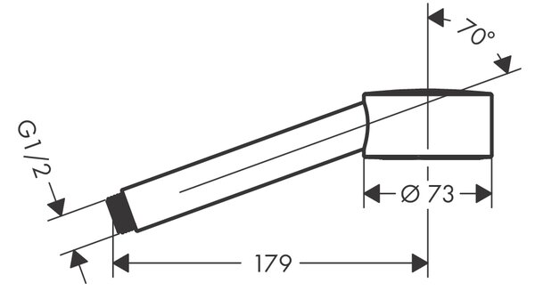 Axor One sprchová hlavice chrom 48651000