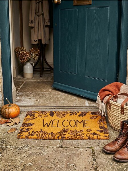 Sinsay - Rohožka s nápisem Welcome - krémová