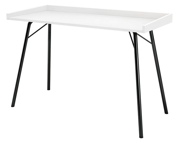 Pracovní stůl s bílou deskou 52x115 cm Rayburn – Woodman