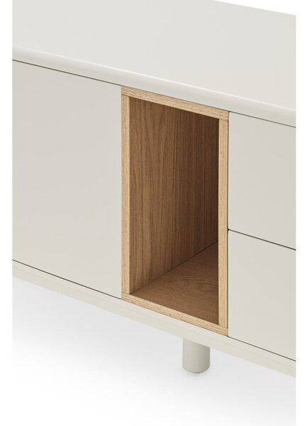 Krémový TV stolek 180x56x40 cm Corvo – Teulat