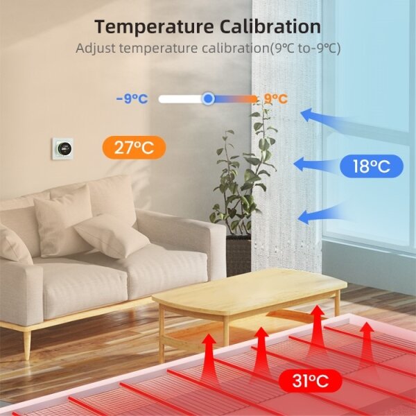 Immax NEO 07535L - Termostat pro elektrické podlahové topení SMART 230V/16A