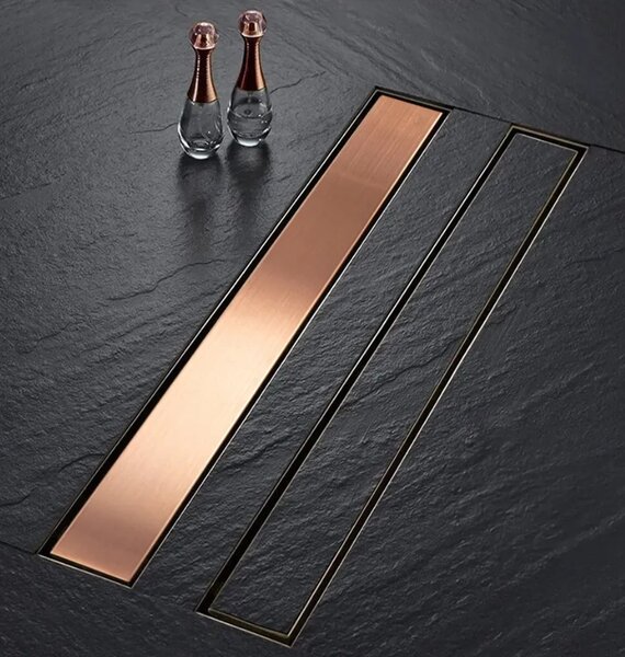Rea Neox Pro Brushed Copper odtokový žlábek 70 cm měď REA-G4801