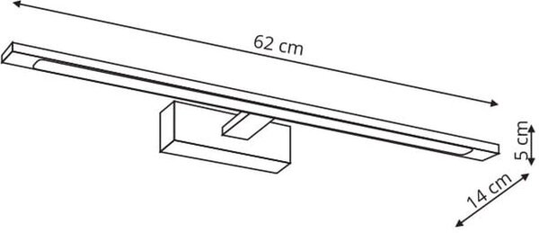 Light Prestige Isla nástěnné svítidlo 1x20 W zlatá GS-LWB-20WGOLD