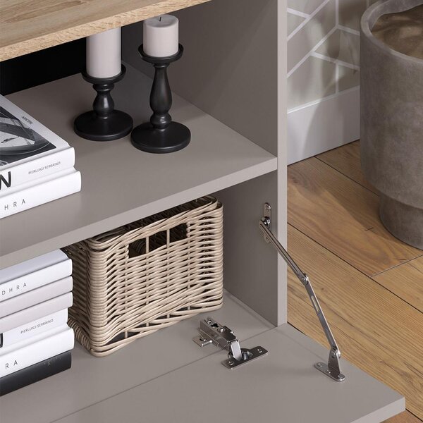 Kredenc Vicco Wido Greige 60 x 50 cm s klapkou, Model 57448