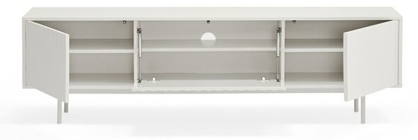 Bílý TV stolek 180x52 cm Sierra – Teulat