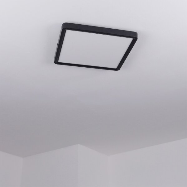 Brilagi - LED Stropní svítidlo ESTELA SQUARE LED/24W/230V 31x31 cm černá