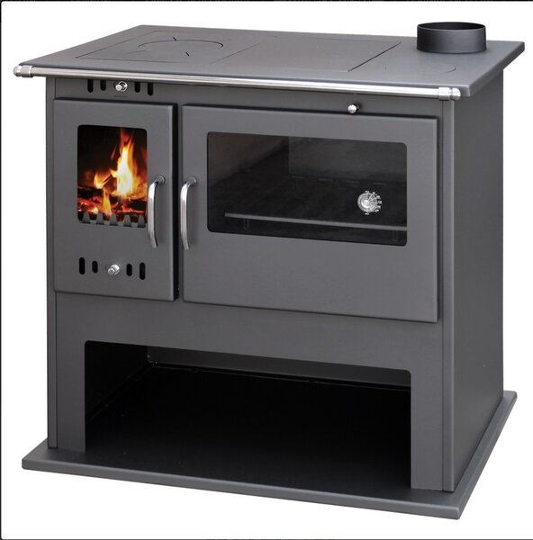 EEK A - V05 Viki Lux 10,5 kW kamna na dřevo s troubou, teploměrem a plotýnkou