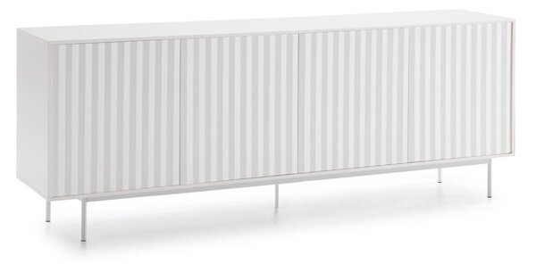 Bílá nízká komoda 211x80 cm Sierra – Teulat