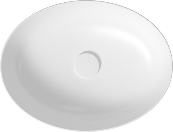 Cersanit Larga umyvadlo 38.5x50.5 cm oválné na pult bílá K677-002