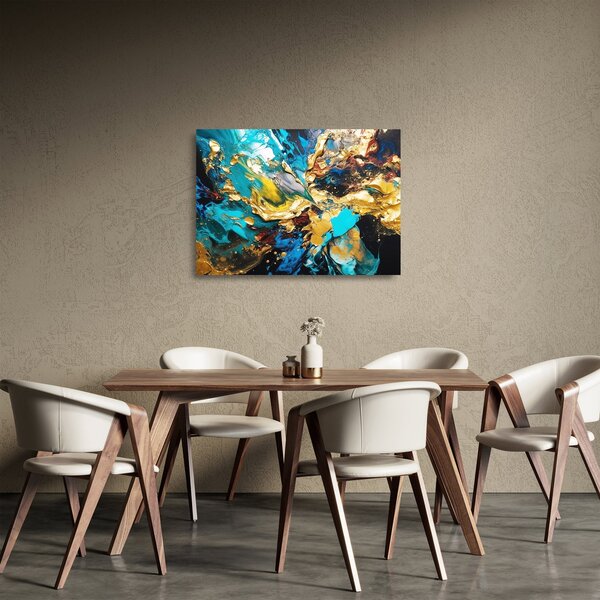 Skleněný obraz - Texturovaná olejomalba (70x50 cm)