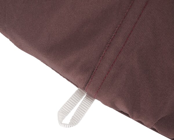 KONDELA Závěsné houpací křeslo, šedohnědá TAUPE, KLORIN NEW TYP 2 BIG SIZE CACOON HAMMOCK