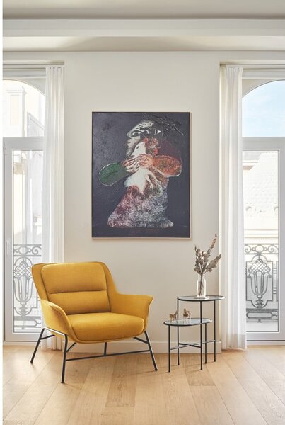Žluté křeslo Teulat Sadira