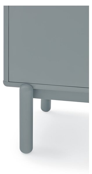 Modro-šedá vysoká komoda 100x120 cm Corvo – Teulat