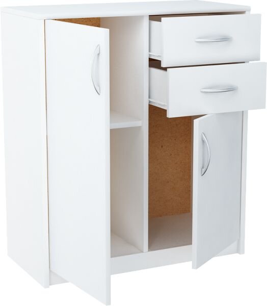 Komoda JULIUS K12D2S bílá (74 x 85) cm