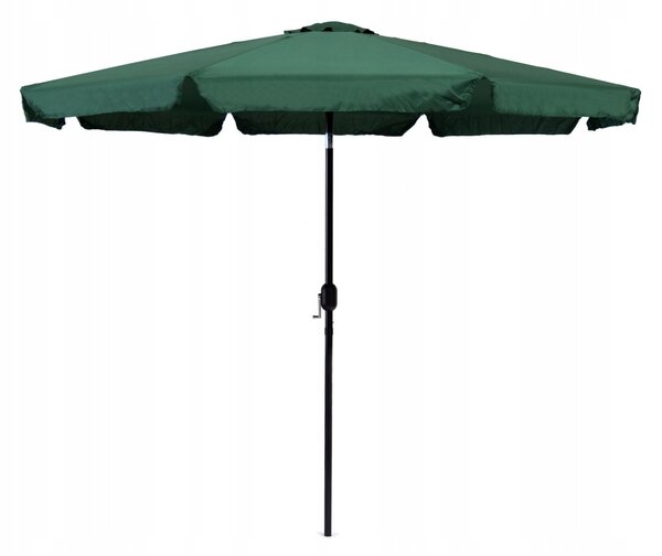 Klasický slunečník MultiGarden zelený 300 x 250 cm