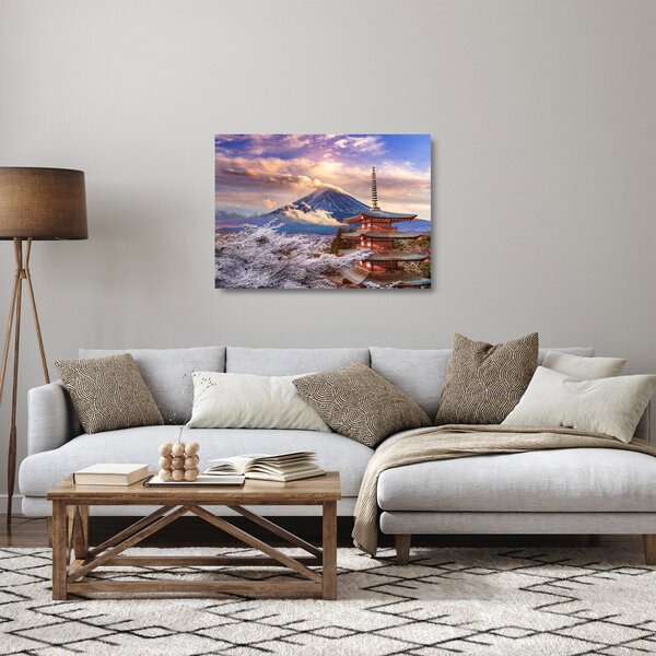 Skleněný obraz - Hora Fuji (70x50 cm)