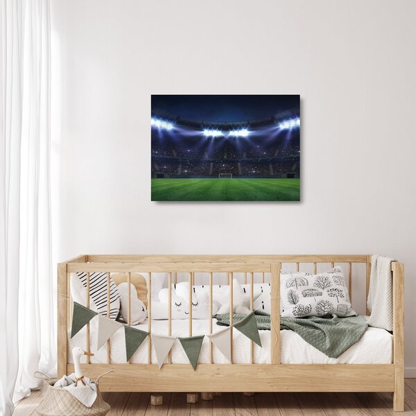 Skleněný obraz - Fotbalový stadion (70x50 cm)