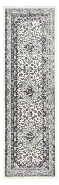 Krémově-šedý běhoun Nouristan Parun Tabriz, 80 x 250 cm