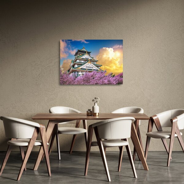 Skleněný obraz - Ósacký hrad (70x50 cm)