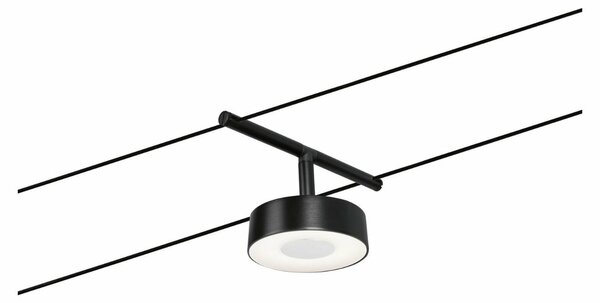 PAULMANN LED lankový systém Circle základní sada 5x5W 3000K 230/12V černá mat/chrom