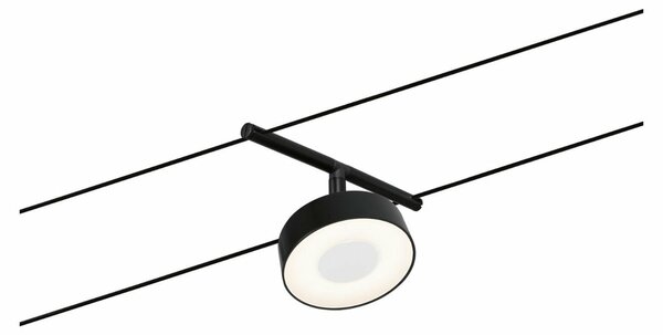 PAULMANN LED lankový systém Circle základní sada 5x5W 3000K 230/12V černá mat/chrom
