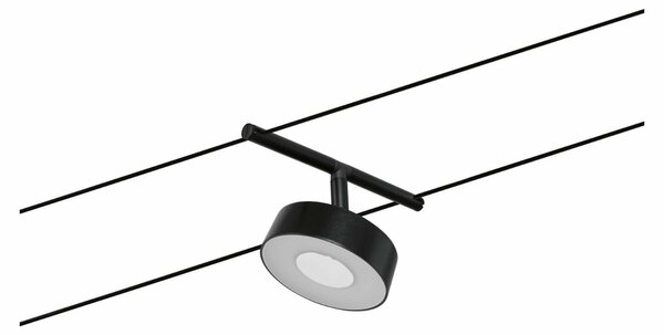 PAULMANN LED lankový systém Circle základní sada 5x5W 3000K 230/12V černá mat/chrom