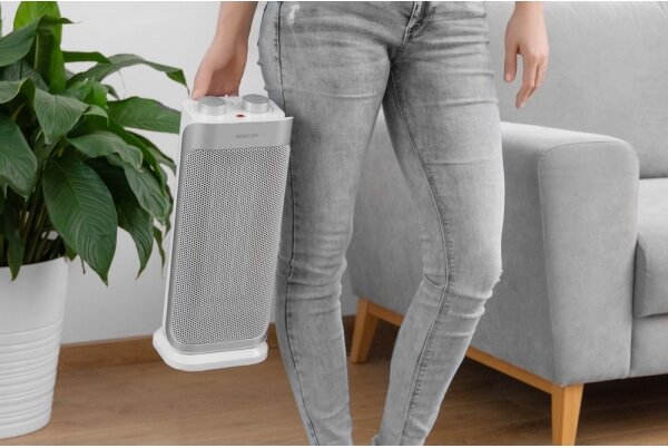 Sencor - Keramický ventilátor s topným tělesem a termostatem 1000/2000W/230V