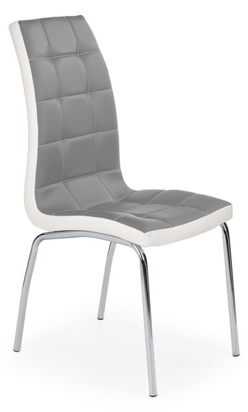 Jídelní židle Hema2582, šedá/bílá
