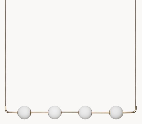 Ručně foukané závěsné LED svítidlo Audrey Linear