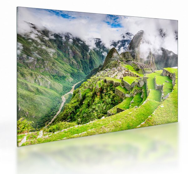 Skleněný obraz - Machu Picchu (70x50 cm)
