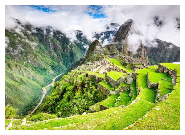 Skleněný obraz - Machu Picchu (70x50 cm)