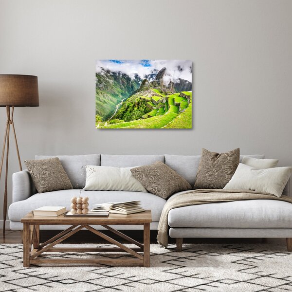 Skleněný obraz - Machu Picchu (70x50 cm)