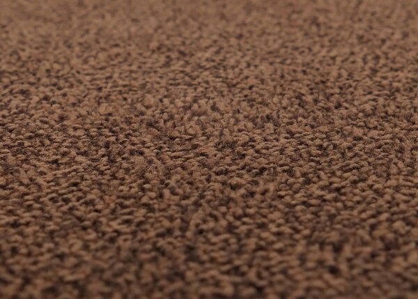 Sada 6 židlí do jídelny HWC-G46, kuchyňská židle Židle, látka/textil masiv rám v přírodní barvě, hnědý