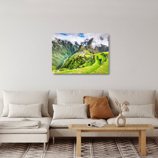 Skleněný obraz - Machu Picchu (70x50 cm)