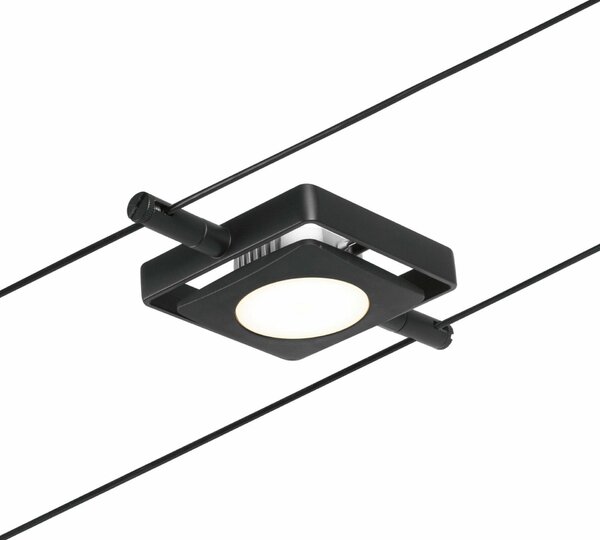 PAULMANN LED lankový systém MacLED základní sada 5x4,5W 3000K 230/12V černá mat/chrom