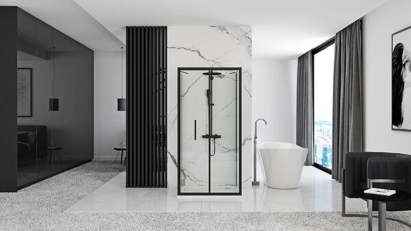 Sprchový Kout REA RAPID FOLD 80x80 Black