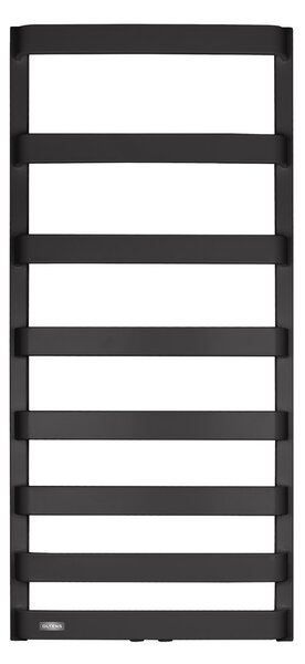 Oltens Varme koupelnový radiátor žebříkový 108.5x50 cm černá mat 55001300