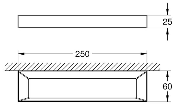 Grohe Selection Cube věšák na ručník chrom 40766000