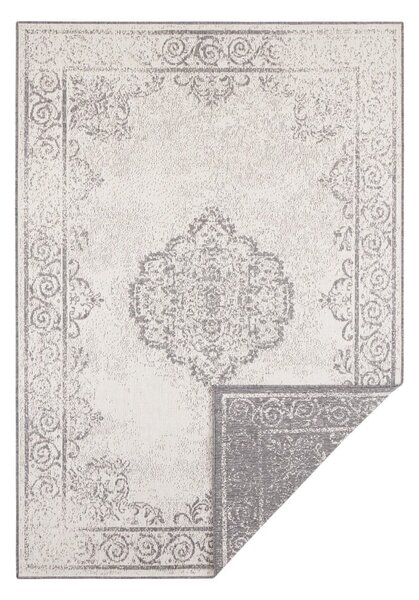 Šedo-krémový venkovní koberec NORTHRUGS Cebu, 120 x 170 cm