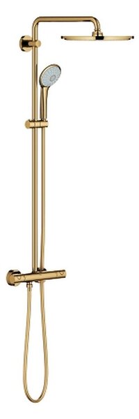 Grohe Euphoria sprchová sada na stěnu s termostatem s dešťovou sprchou Cool Sunrise 26075GL0