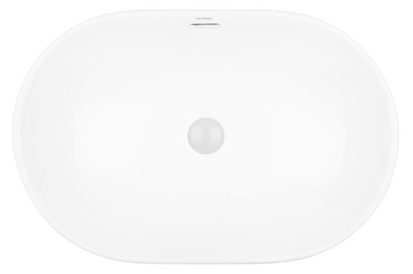 Oltens Tive umyvadlo 61x40 cm oválné zápustný bílá 40323000